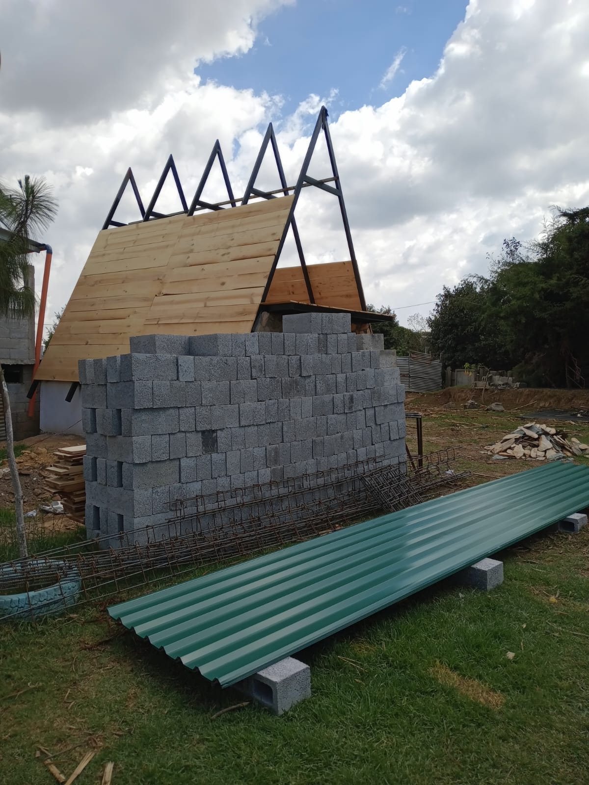 Almacenamiento de tubos de acero